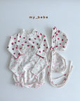 Little Foxx – Waffle Lace Suit (Bonnet Set)