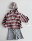 Little Foxx – French Terry Anorak Stripe Top