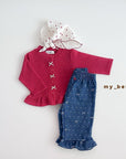 Little Foxx – Denim Frill Pants