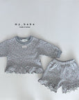Little Foxx – Soft French Terry Frill Set (Sweatshirt + Pants)