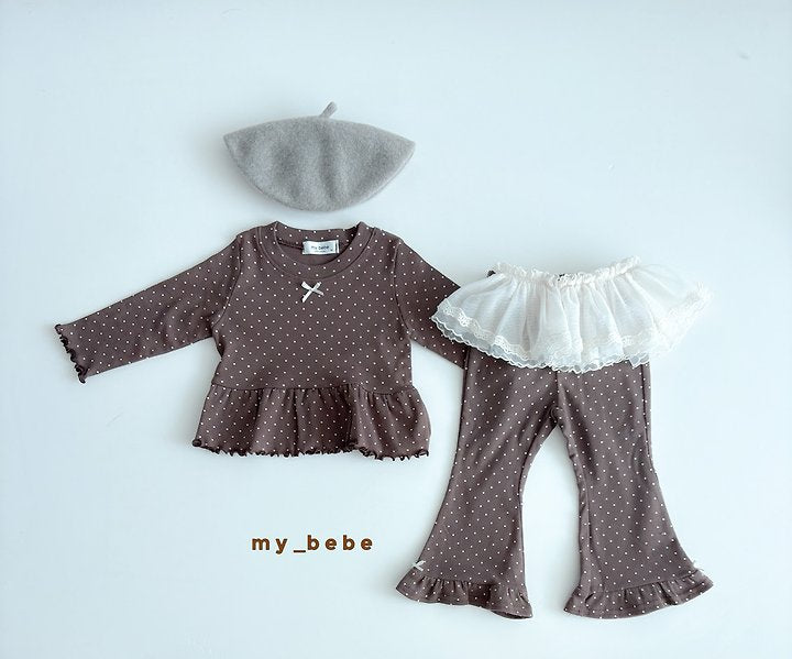 Little Foxx – Ruffle Ribbon Tee