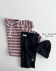 Little Foxx – French Terry Anorak Stripe Top