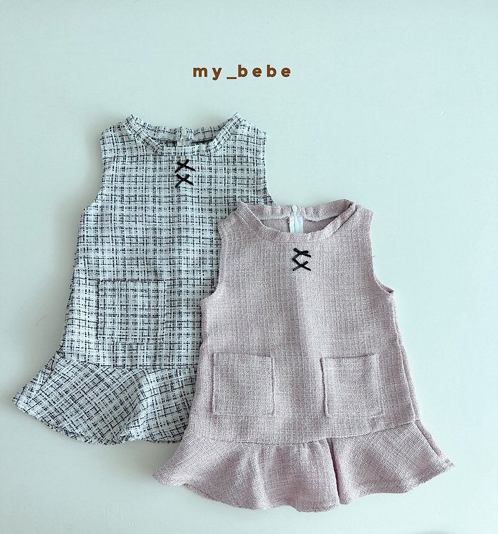 Little Foxx – Ribbon Tweed One-piece