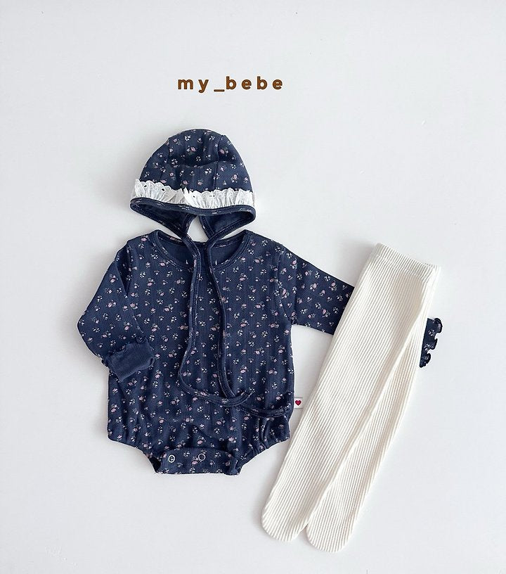 Little Foxx – Floral Suit Set (Bonnet Set)