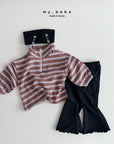 Little Foxx – French Terry Anorak Stripe Top