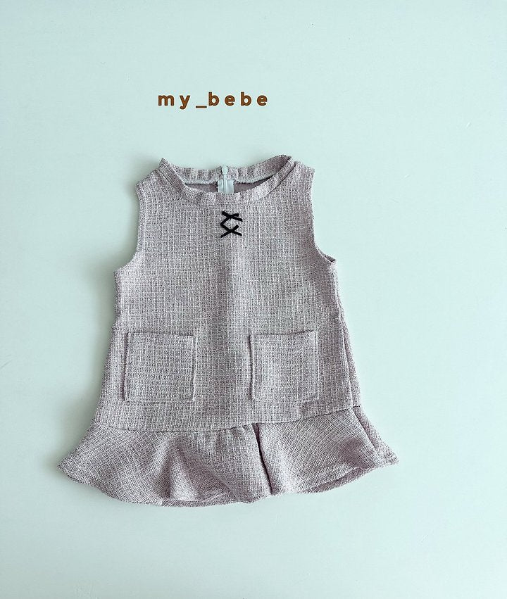 Little Foxx – Ribbon Tweed One-piece