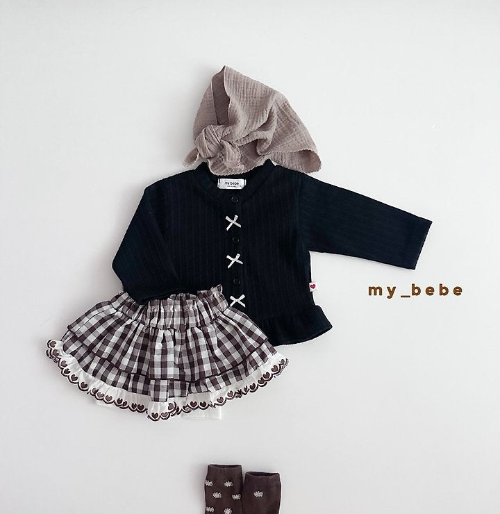 Little Foxx – Check Tiered Skirt