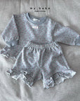 Little Foxx – Soft French Terry Frill Set (Sweatshirt + Pants)