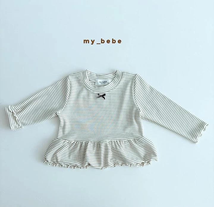 Little Foxx – Ruffle Ribbon Tee