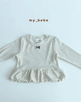 Little Foxx – Ruffle Ribbon Tee