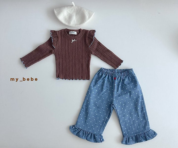 Little Foxx – Autumn Double Ruffle Tee