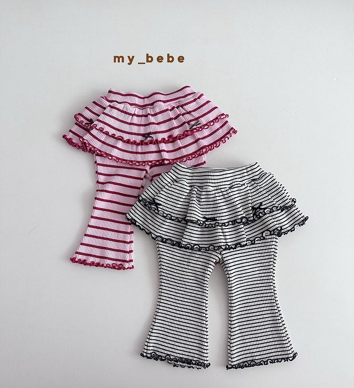 Little Foxx – Double Ribbon Tiered Pants