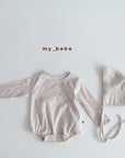 Little Foxx – Floral Suit Set (Bonnet Set)