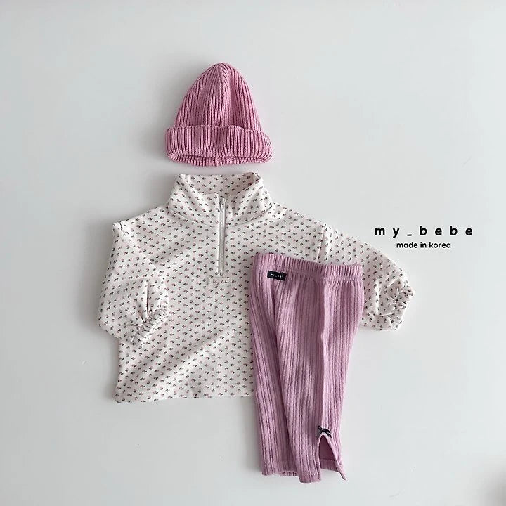 Little Foxx – French Terry Anorak Stripe Top