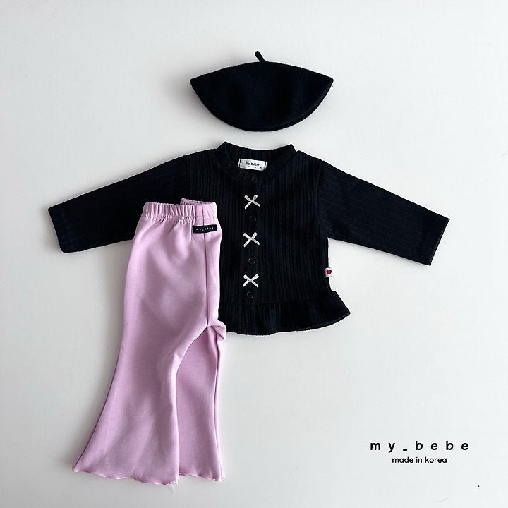 Little Foxx – Frill Ribbon Cardigan