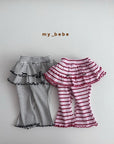 Little Foxx – Double Ribbon Tiered Pants