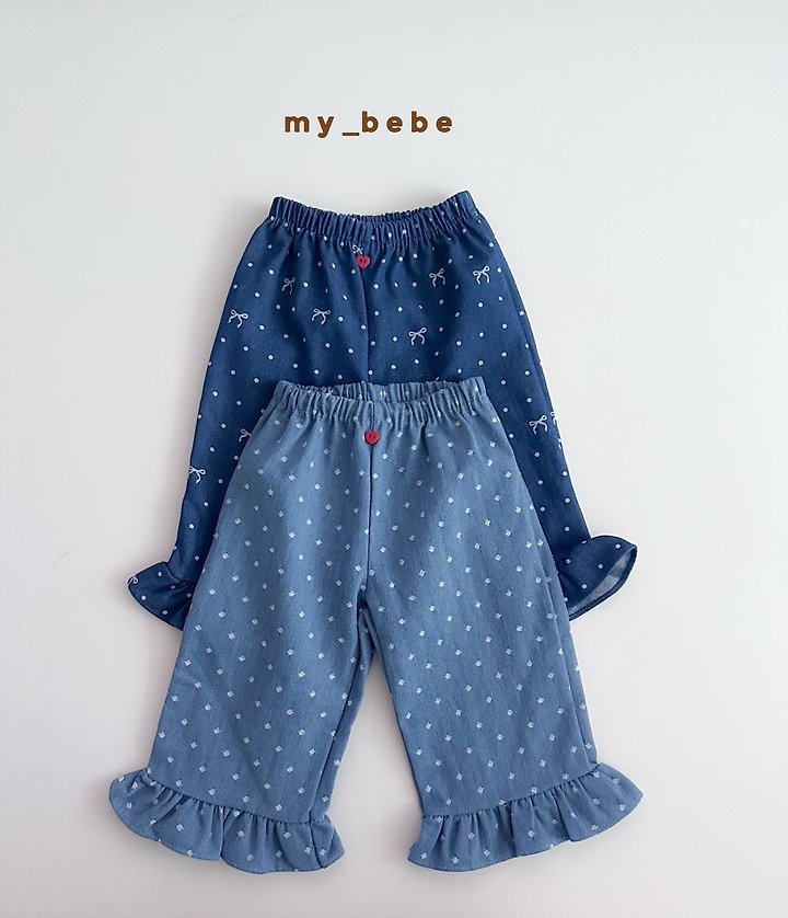 Little Foxx – Denim Frill Pants