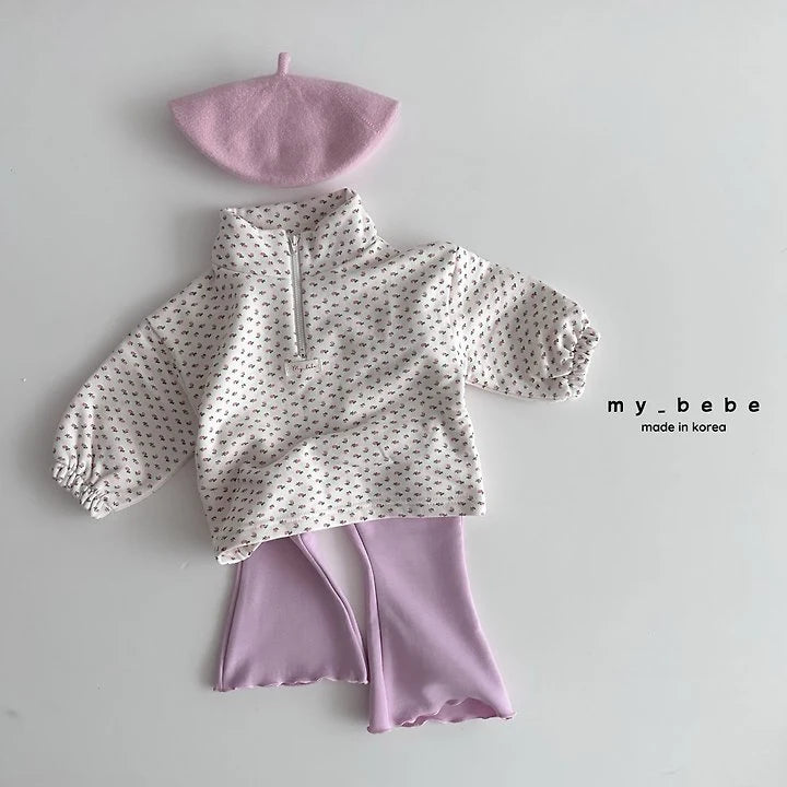 Little Foxx – French Terry Anorak Stripe Top