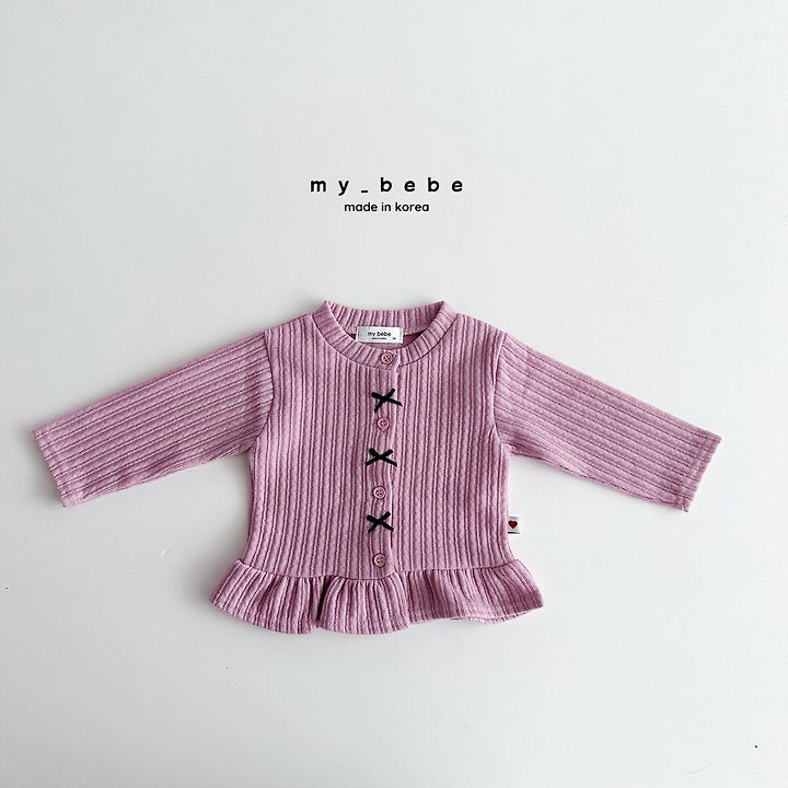 Little Foxx – Frill Ribbon Cardigan