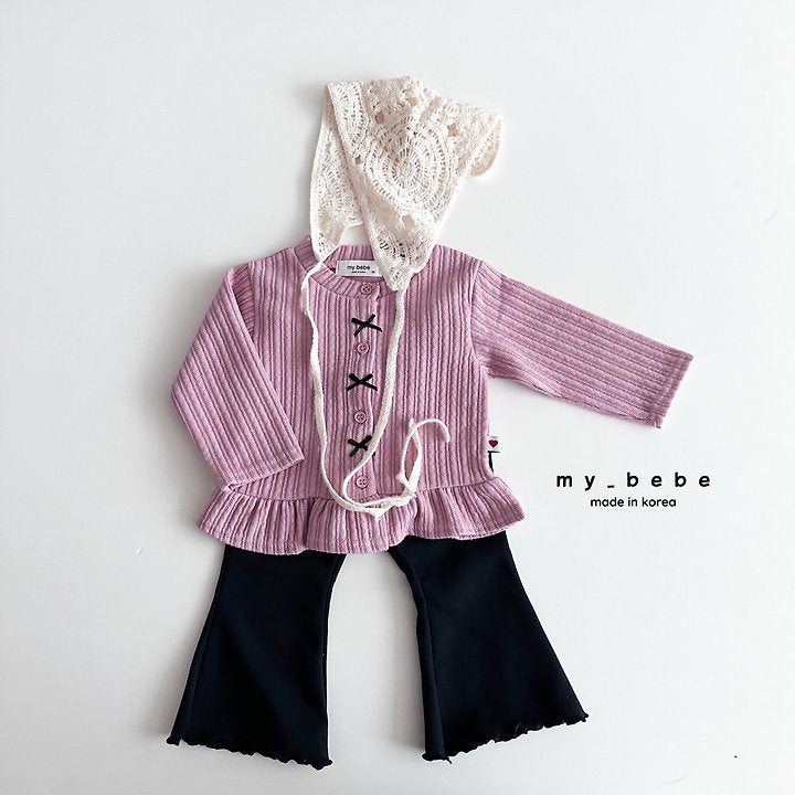Little Foxx – Frill Ribbon Cardigan