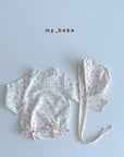 Little Foxx – Waffle Lace Suit (Bonnet Set)