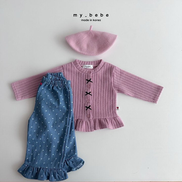 Little Foxx – Frill Ribbon Cardigan