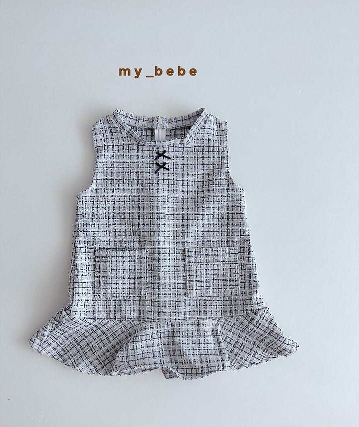 Little Foxx – Ribbon Tweed One-piece