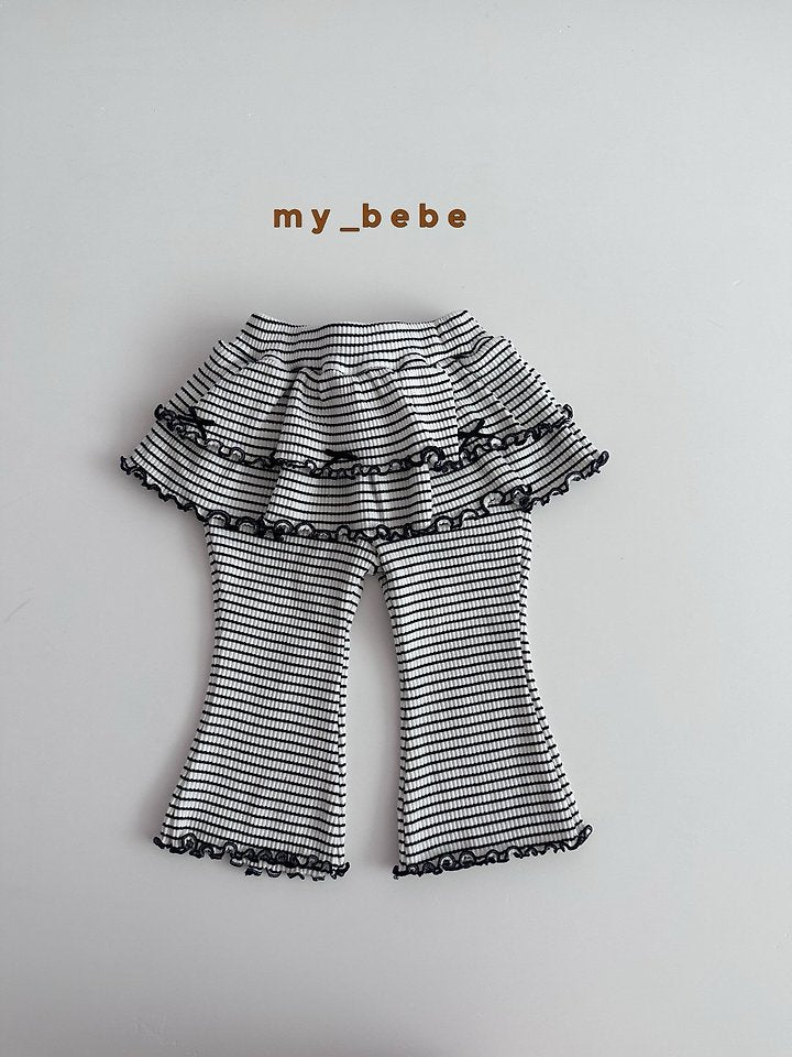 Little Foxx – Double Ribbon Tiered Pants