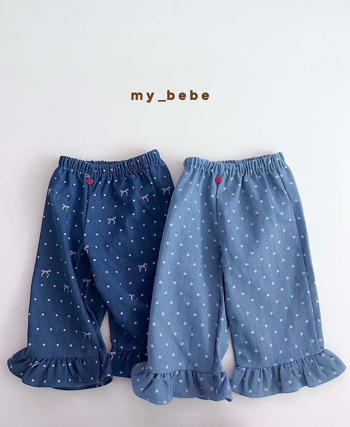 Little Foxx – Denim Frill Pants