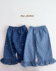 Little Foxx – Denim Frill Pants
