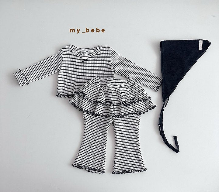 Little Foxx – Double Ribbon Tiered Pants