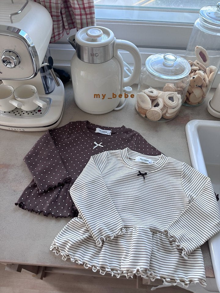Little Foxx – Ruffle Ribbon Tee