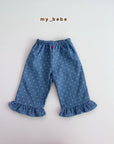 Little Foxx – Denim Frill Pants