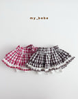 Little Foxx – Check Tiered Skirt