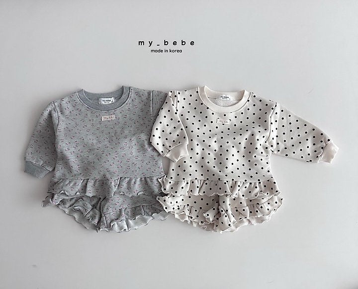 Little Foxx – Soft French Terry Frill Set (Sweatshirt + Pants)