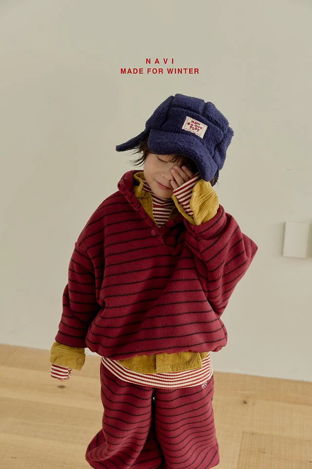Little Foxx – Fleece Button Tee