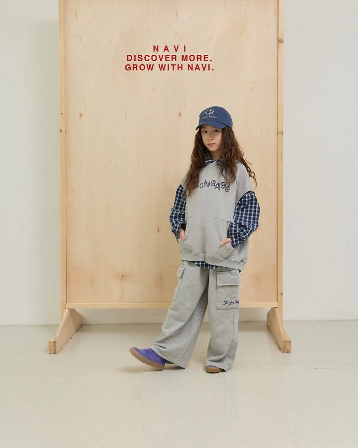 Little Foxx – Stone Hood Vest