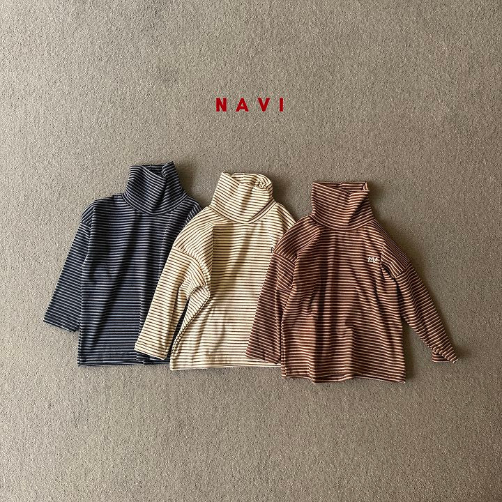 Little Foxx – Ribbon Mock Neck Tee