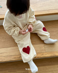 Little Foxx – Heart Patch Jogger Pants