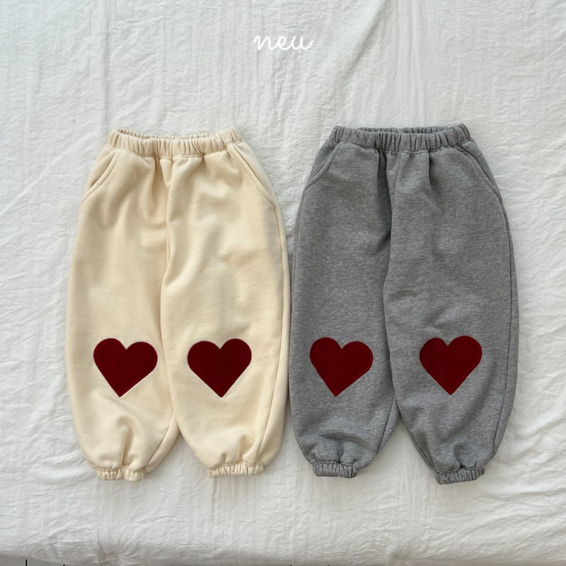 Little Foxx – Heart Patch Jogger Pants