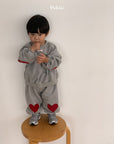 Little Foxx – Heart Patch Jogger Pants