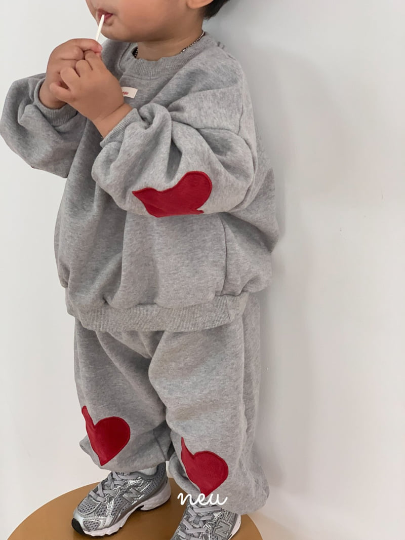 Little Foxx – Heart Patch Jogger Pants