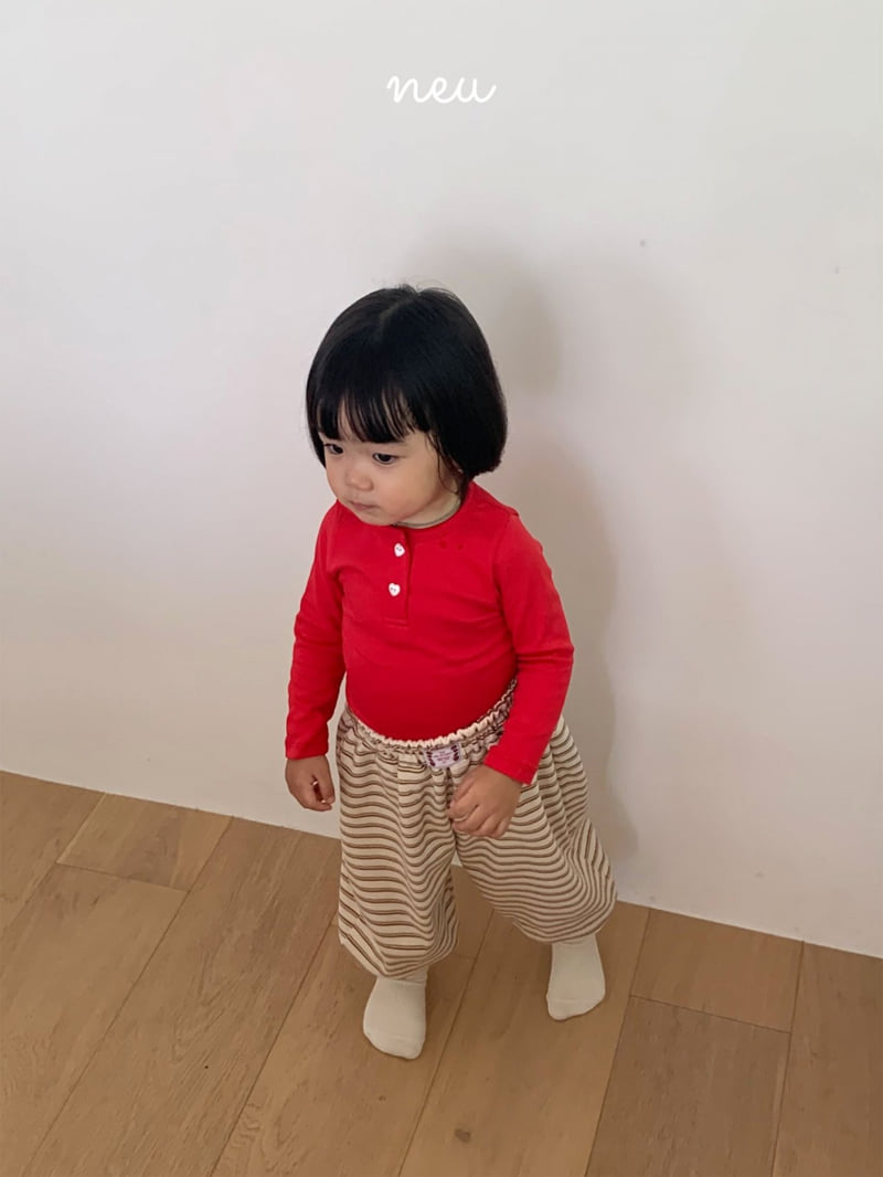 Little Foxx – Heart Button Tee