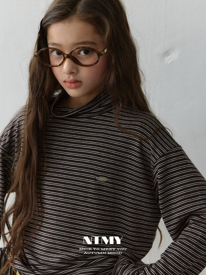 Little Foxx – Latte Turtleneck Tee