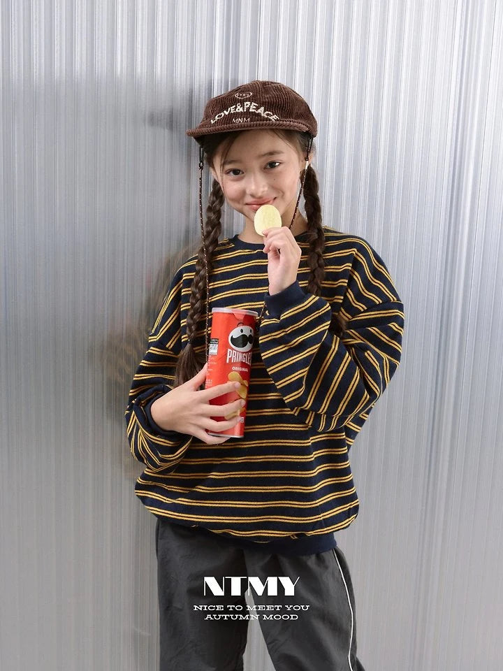 Little Foxx – Tori Striped Raglan Sweatshirt