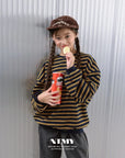 Little Foxx – Tori Striped Raglan Sweatshirt