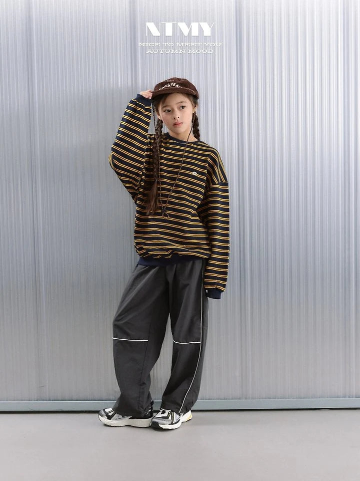 Little Foxx – Tori Striped Raglan Sweatshirt