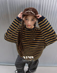 Little Foxx – Tori Striped Raglan Sweatshirt