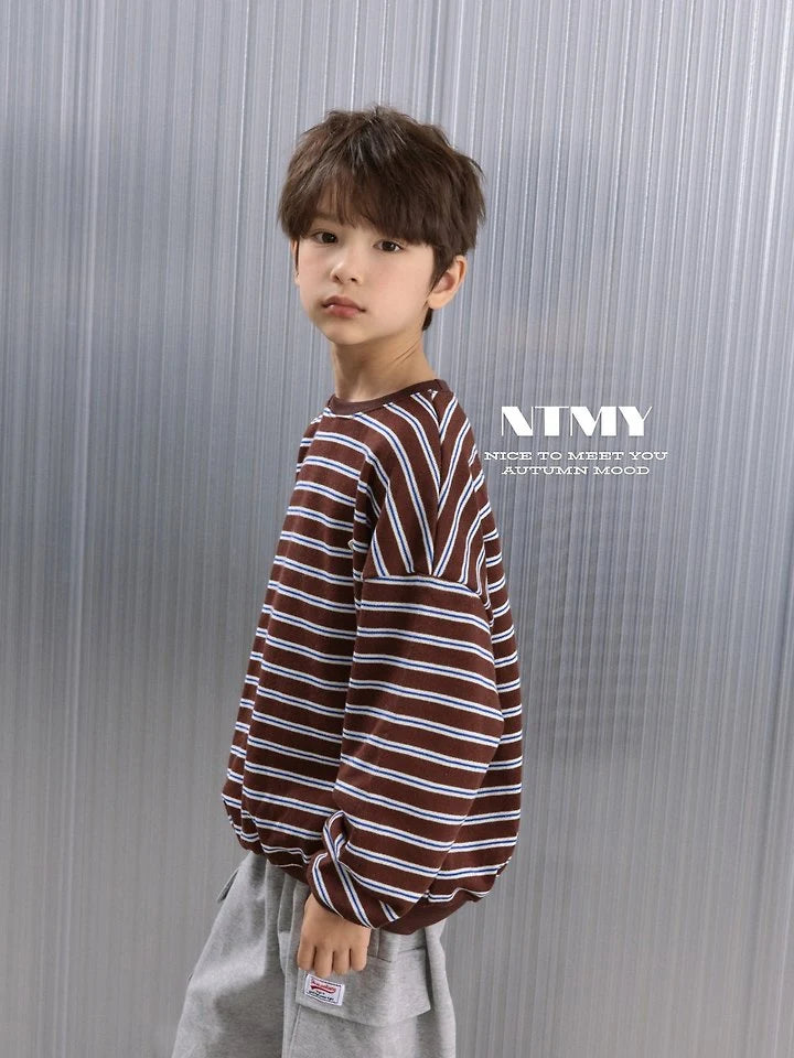 Little Foxx – Tori Striped Raglan Sweatshirt
