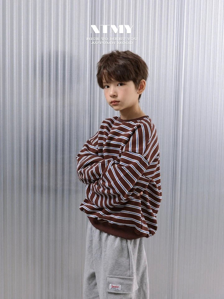 Little Foxx – Tori Striped Raglan Sweatshirt